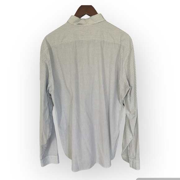 *Authentic* Men’s Burberry Brit Casual Pinstripe Shirt Sz XXL - Picture 12 of 14